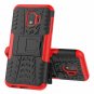 For Galaxy J2 Case Kickstand Hard PC Back Cover Dual Layer Protection Red