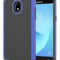 For Galaxy J7 2018 Case Defender Cover Dual Layer Soft TPU Bumber Blue