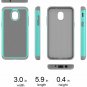 For Galaxy J7 2018 Case Defender Cover Dual Layer Soft TPU Bumber Mint