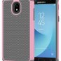 For Galaxy J7 2018 Case Defender Cover Dual Layer Soft TPU Bumber Pink