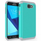 For Samsung Galaxy J7 2017 Case Shockproof Defender Cover Polycarbonate Turquois