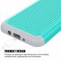 For Samsung Galaxy J7 2017 Case Shockproof Defender Cover Polycarbonate Turquois