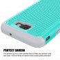 For Samsung Galaxy J7 2017 Case Shockproof Defender Cover Polycarbonate Turquois