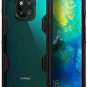 For Huawei Mate 20 Pro Case with Rugged TPU Bumper Anti Rainbow Effect Black
