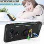 For LG V40 Thinq Case 360 Degree Rotating Ring Holder  with Kickstand Black
