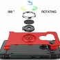 For LG V40 Thinq Case 2018 360 Degree Rotating Ring Holder with Kickstand Red
