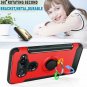 For LG V40 Thinq Case 2018 360 Degree Rotating Ring Holder with Kickstand Red