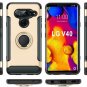 For LG V40 Thinq Case 2018 360 Degree Rotating Ring Holder with Kickstand Gold