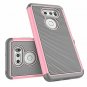 For LG V30/30s/30/V30 Plus Case Shock Absorbing Rubber Silicone Hard Grip Pink