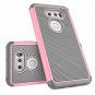 For LG V30/30s/30/V30 Plus Case Shock Absorbing Rubber Silicone Hard Grip Pink