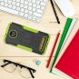 For Motorola Moto Z3 Play Case Yiakeng Dual Layer Shockproof Wallet Slim Green