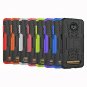For Motorola Moto Z3 Play Case Yiakeng Dual Layer Shockproof Wallet Slim Green