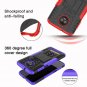 For Motorola Moto Z3 Play Case Yiakeng Dual Layer Shockproof Wallet Slim Orange