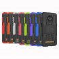 For Motorola Moto Z3 Play Case Yiakeng Dual Layer Shockproof Wallet Slim Purple