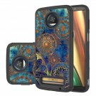 For Motorola Moto Z3 / Z3 Play case Heavy Duty Protective Silicone Gear Wheel