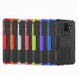 For Samsung Galaxy A6 Case Dual Layer Shockproof Wallet Slim Protective Purple