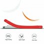 For Galaxy J6 Case Dretal Carbon Fiber Shock Resistant Brushed Texture Soft Red