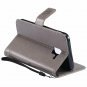 For Galaxy J6 2018 Case Cat Tree Pattern PU Leather Flip Wallet Kickstand Gray