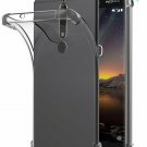 For Nokia 6.1 Case TPU Shock Absorption Technology Raised Bezels Smoke Clear
