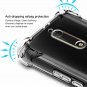 For Nokia 6.1 Case TPU Shock Absorption Technology Raised Bezels Smoke Clear