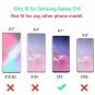 For Samsung Galaxy S10 Plus case Screen Protector hairbowsales 3 Pack Bubble