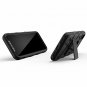 For iPhone Xs Max case Military Grade Drop Tested Holster Kickstand Black/Black