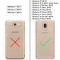 Samsung Galaxy J7 2018 Case Kickstand Shock Absorbing Hybrid Double Layer Black