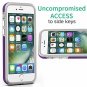For iPhone 6/6s Case Dual Guard Protective Shock Absorbing Protection Purple