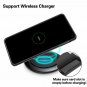 For Galaxy S10e Case Wallet Card Holder ID Slot Sliding Door Hidden Pocket Black