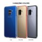 For Galaxy A8 case Crystal Clear PC Back Bumper Smoke Raised Bezels Clear