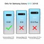 For Samsung Galaxy s10e Case Temdan FullBody Rugged with Builtin Screen Black
