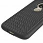 For Moto E5 Cruise Case Play HD Screen Protector Huness Durable Armor Black