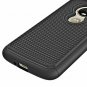 For Moto E5 Cruise Case Play HD Screen Protector Huness Durable Armor Black