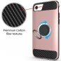 For iPhone 6/6S/7/8 Case Rotating Ring Holder Kickstand Armor Defender Rose Gold