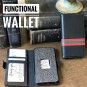 For iPhone Xs Max Wallet Case Leather London Series Italian Grain Milan Black