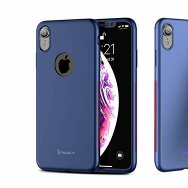For iPhone XR Case Protective Cover Thin Slim Lightweight Screen Protector Blue