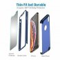 For iPhone XR Case Protective Cover Thin Slim Lightweight Screen Protector Blue