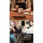 For iPhone XR Case Built-in 360 Rotatable Ring Kickstand Transparent TPU Gold