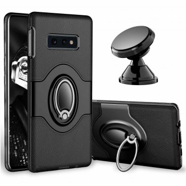 For Samsung Galaxy S10e Case  eSamcore Ring Holder Kickstand Dashboard Black