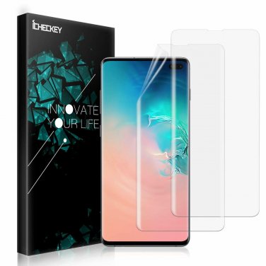 Galaxy S10 Plus Screen Protector 2 Pack Case Friendly  Full Coverage BubbleFree