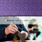 For Samsung Galaxy S10e Case Wallet Luxurious Carved Inside Mirror Purple