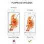 for iPhone 6/6S Case Heavy Duty Hard Plastic+Silicone Rubber Peony Flowers/Rose