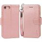 For iPhone 7/8 Wallet Case Leather Flip Cover Premium with Kickstand  Rosegold