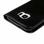 For Samsung Galaxy S7 Edge Case Leather Wallet Card Holders Fashion Pen Black