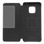 For Huawei Mate 20 Pro Case Slim Folio Genuine Leather with View Window Black