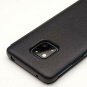 For Huawei Mate 20 Pro Case Slim Folio Genuine Leather with View Window Black