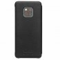 For Huawei Mate 20 Pro Case Slim Folio Genuine Leather with View Window Black