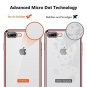For iPhone 7/8 Plus Case Crystal Clear Transparent Soft Cover Slim Rose Gold