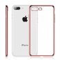 For iPhone 7/8 Plus Case Crystal Clear Transparent Soft Cover Slim Rose Gold