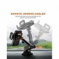Car Phone Mount Washable Strong Sticky Gel Pad One-Touch Design Dashboard Holder